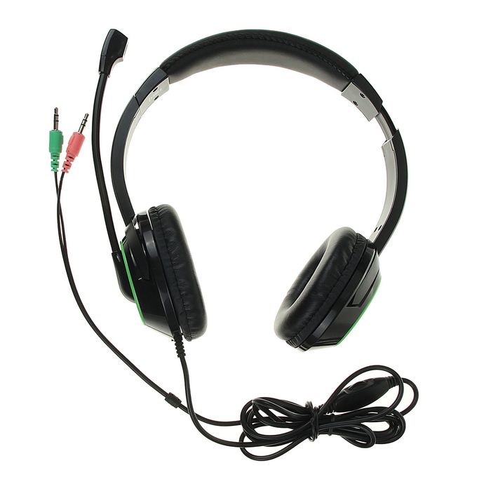 Гарнитура QUMO Dragon War FLEX GHS 0003, 3.5 Jack, стерео, чёрная