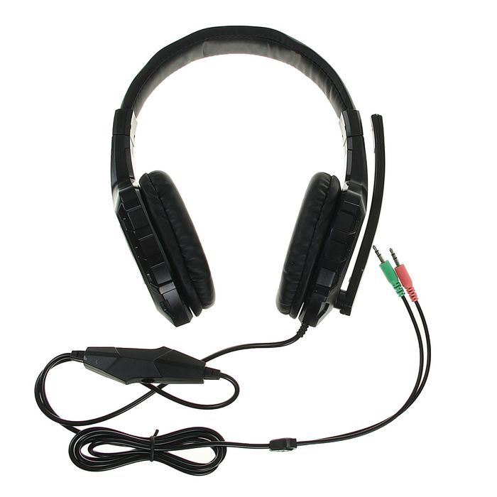 Гарнитура QUMO Dragon War Сhampion GHS 0001, 3.5 Jack, стерео, чёрная