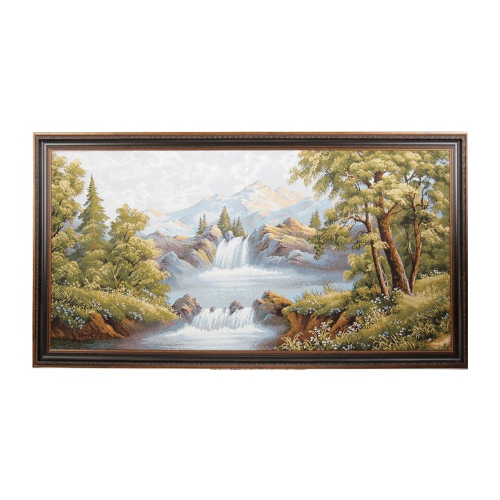 Гобеленовая картина "Горная река"