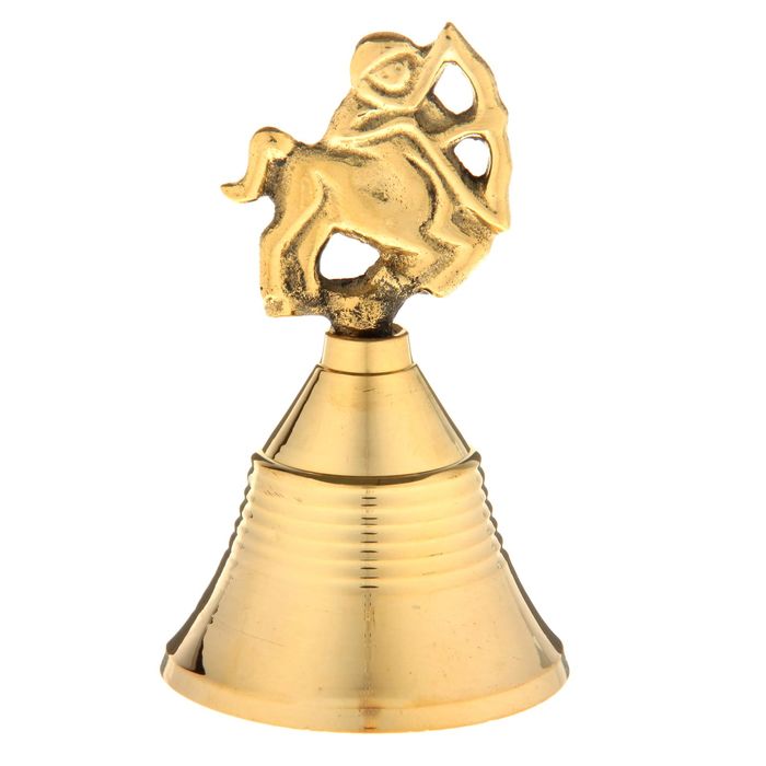 Колокольчик знак зодиака "Стрелец" 6х8 см