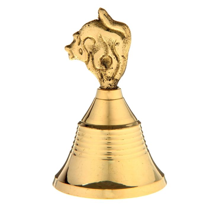 Колокольчик знак зодиака "Телец" 6х8 см