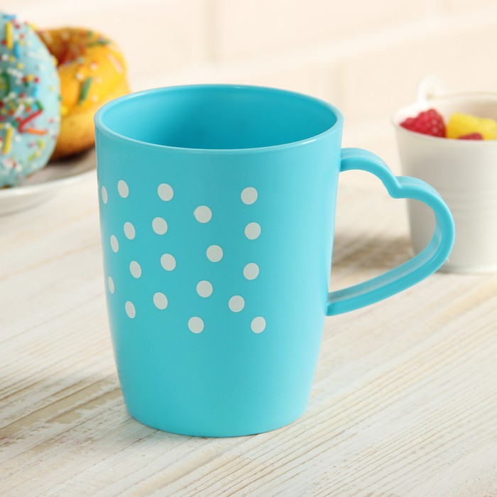 Кружка 320 мл "Горох", цвета МИКС