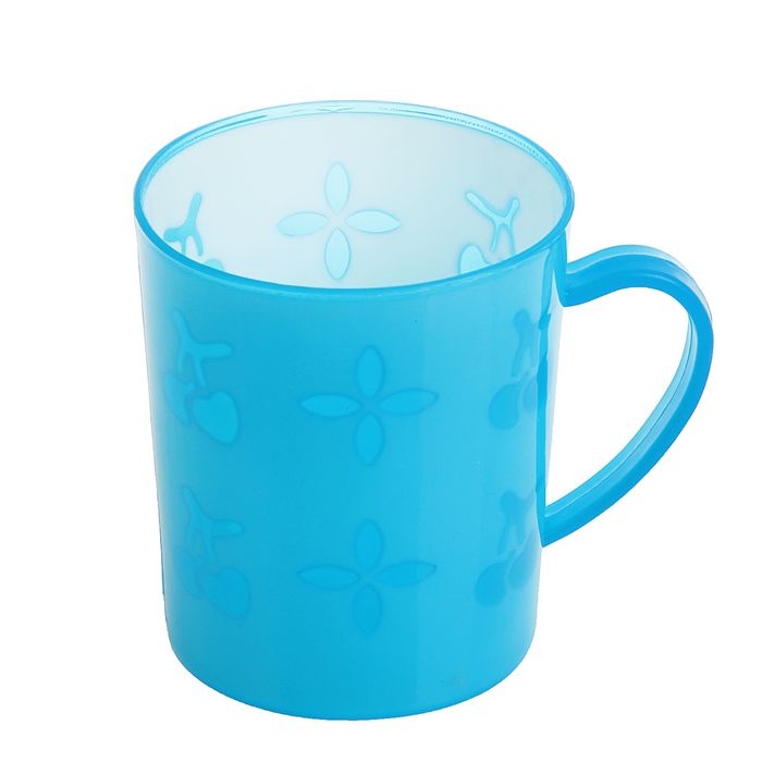 Кружка 320 мл "Вишенки" 11х9х10 см, цвета МИКС