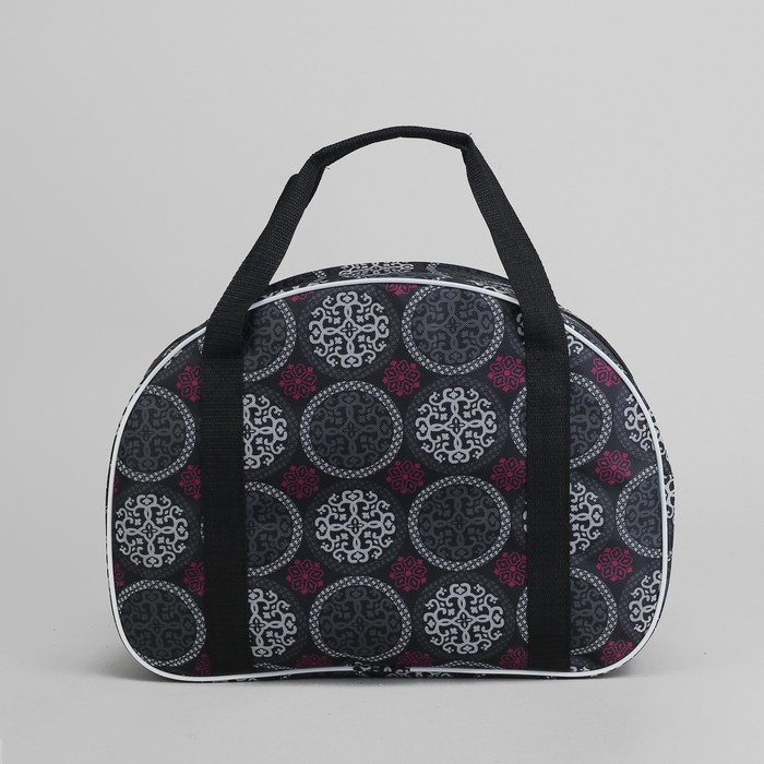 Сумка дорожная, отдел на молнии, наружный карман, цвет серый