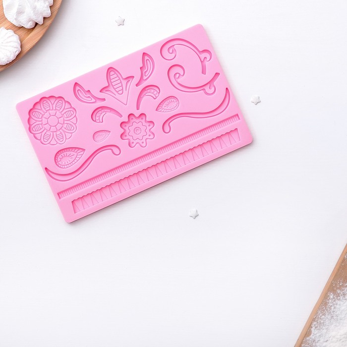 Молд 20х12 см "Рококо" цвета МИКС