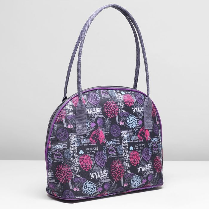 Сумка дорожная "Стиль", отдел на молнии, наружный карман