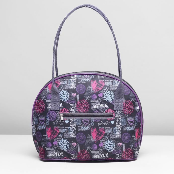 Сумка дорожная "Стиль", отдел на молнии, наружный карман