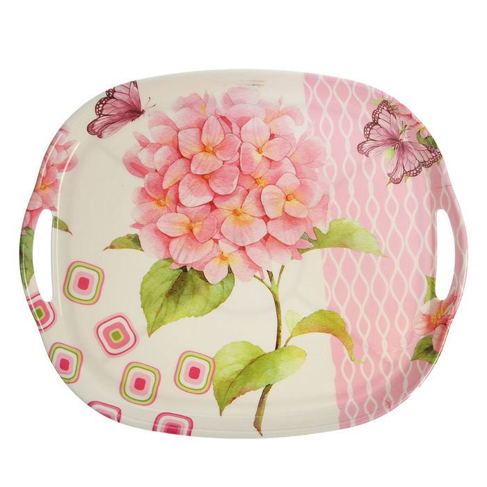 Поднос овальный 30х25х3 см "Иниго", цвета МИКС