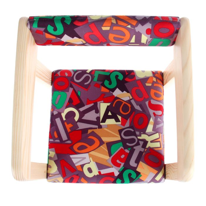 Стул детский регулируемый мягкий №2