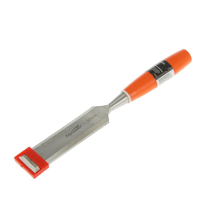 Стамеска Sparta, 30 мм, плоская, пластиковая рукоятка