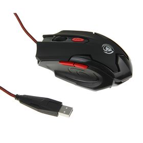 Мышь Dialog MGK-10U Gan-Kata, игровая, проводная, оптическая, 2400 dpi, USB, чёрная Ош