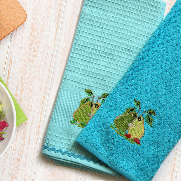 Набор полотенец Bonita Дружба 45*70 2шт вафля, махра 140г/м, хл100%