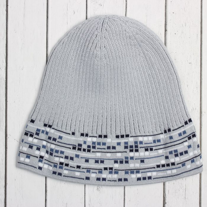 Шапка для мальчика, размер 50-52, цвет МИКС 2706