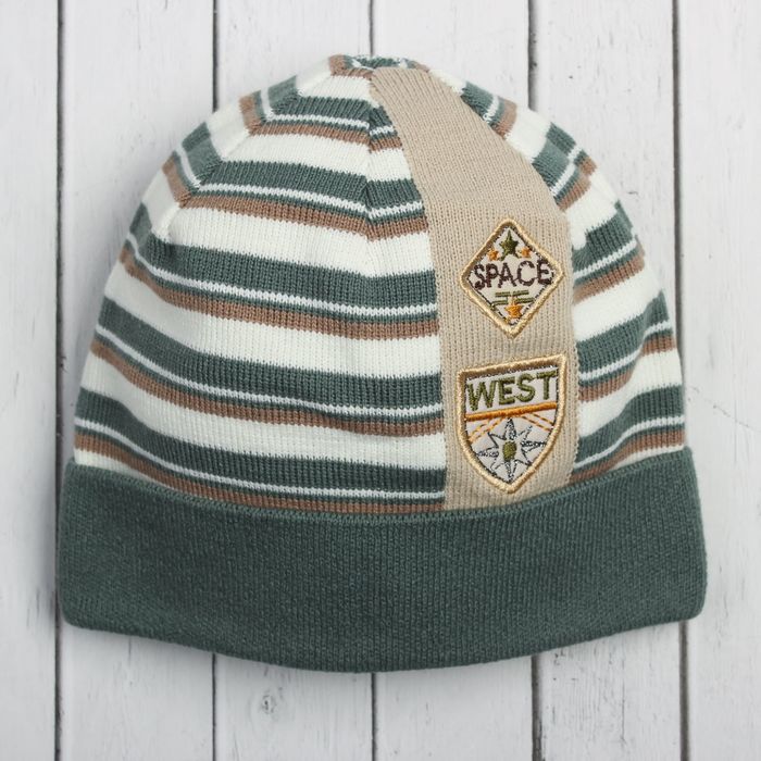 Шапка для мальчика, размер 46-48, цвет МИКС 2740_М