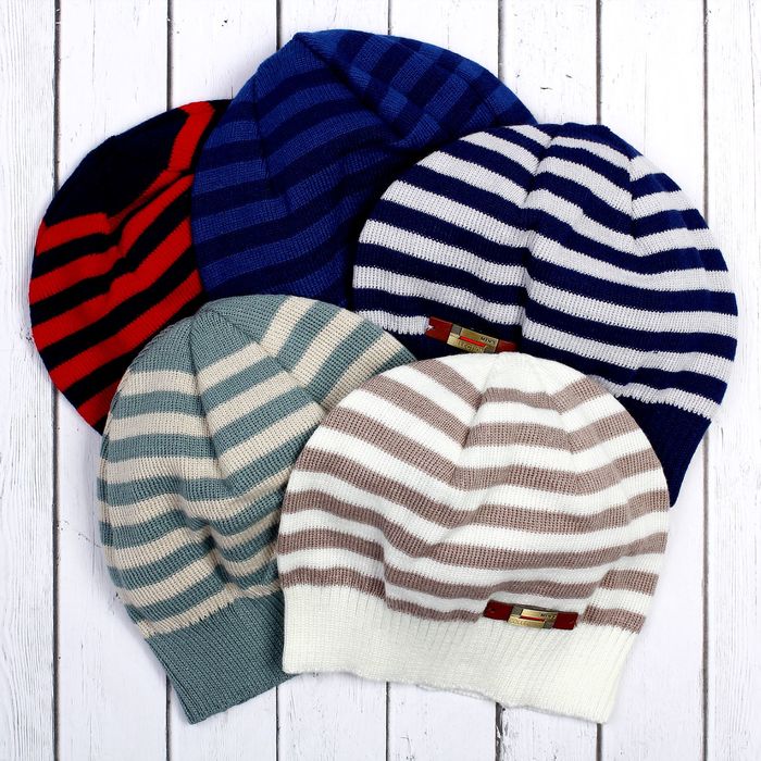 Шапка для мальчика, размер 48-50, цвет МИКС 2783