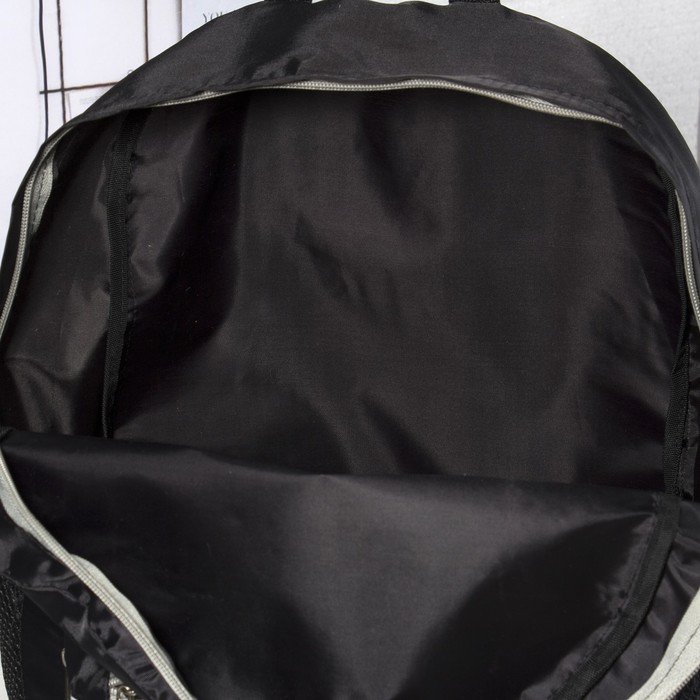 Рюкзак-трансформер на молнии, наружный карман, цвет чёрный