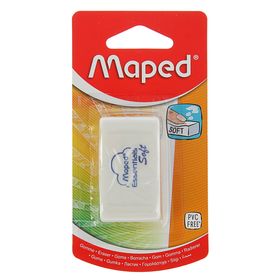 

Ластик Maped Essentials Soft, мягкий, большой, белый, блистер