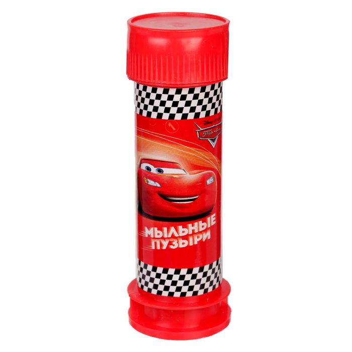 Мыльные пузыри "Тачки" красный, 45 мл