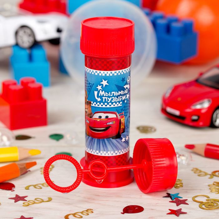 Мыльные пузыри "Молния Маккуин", Тачки, 45 мл