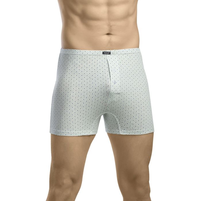 Трусы мужские, размер 52 (XXL), цвет зелёный