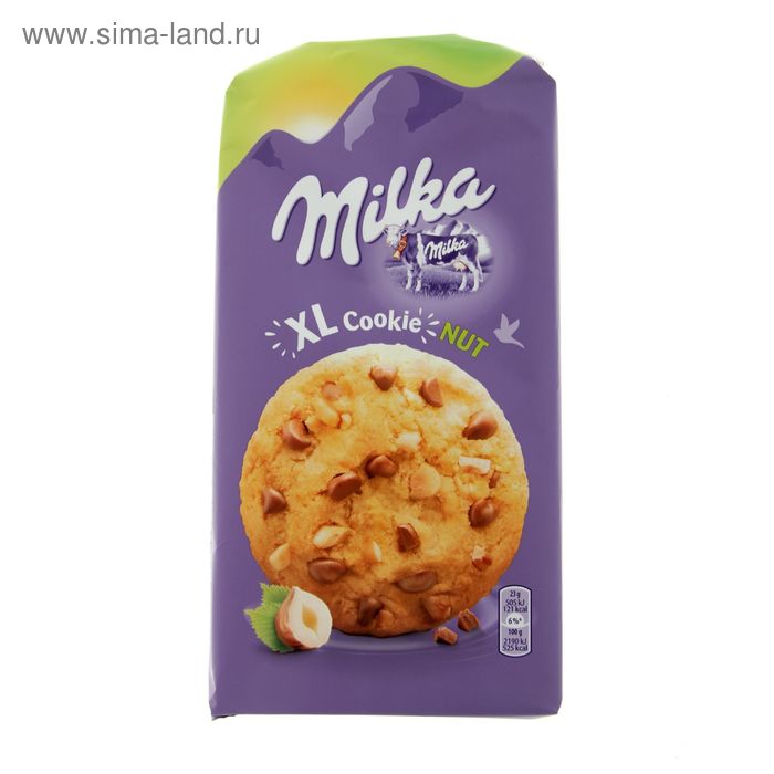 

Печенье Milka Nuts XL Cookies, 184 г