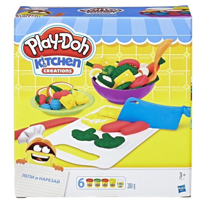 Игровой набор для лепки Play-Doh "Приготовь и Нарежь на дольки"