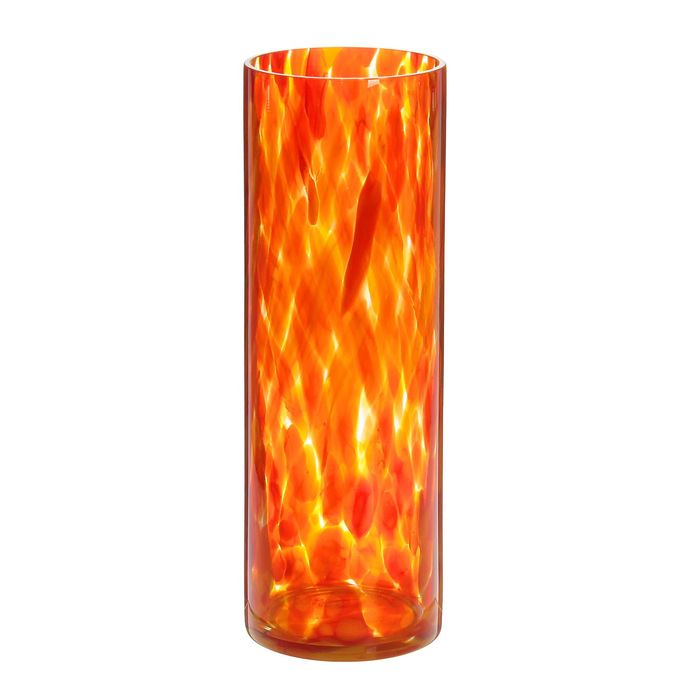 Ваза "Цилиндр" 30*10 см, красная