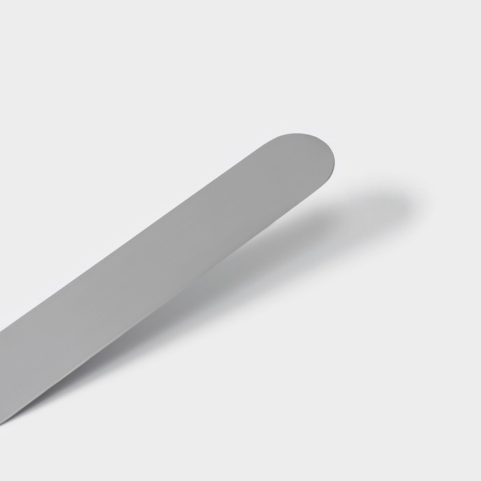 Лопатка-палетка с пластиковой ручкой, изогнутая, 32 см, рабочая поверхность 19,5 см