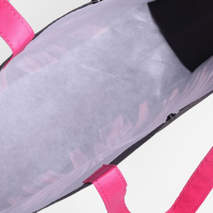 Сумка хозяйственная "Цветок", 1 отдел, цвет розовый