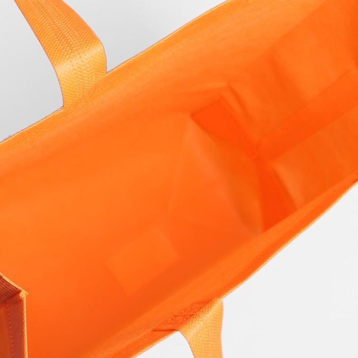 Сумка хозяйственная, 1 отдел, цвет оранжевый