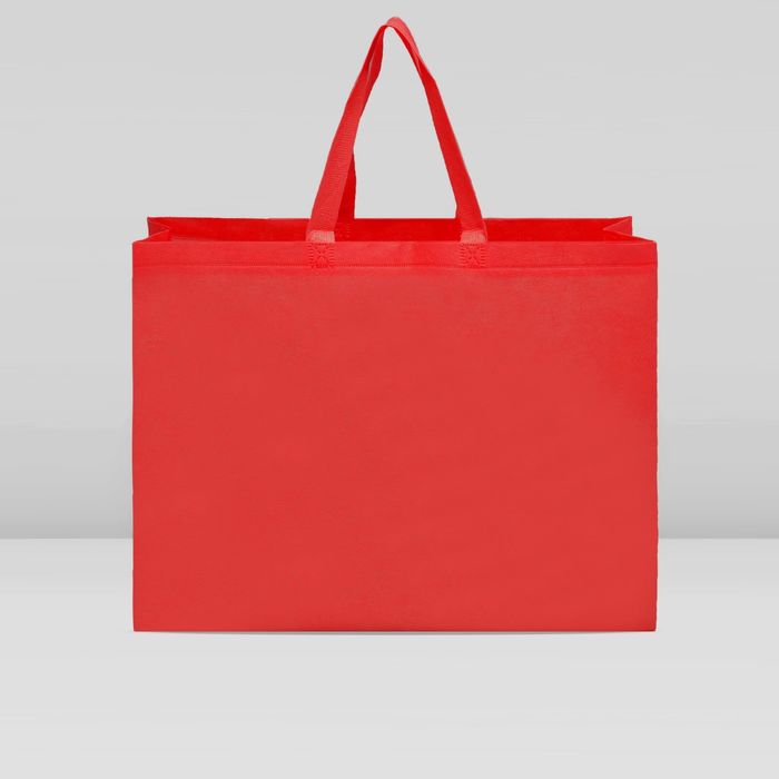 Сумка хозяйственная, 1 отдел, цвет красный