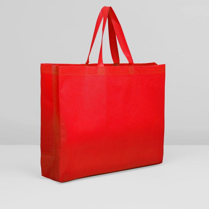 Сумка хозяйственная, 1 отдел, цвет красный