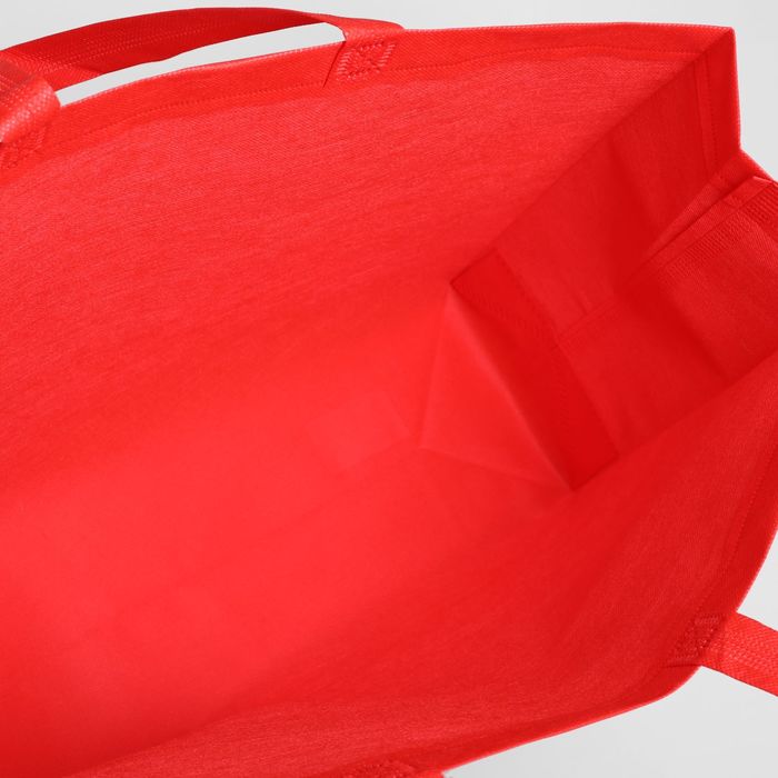 Сумка хозяйственная, 1 отдел, цвет красный
