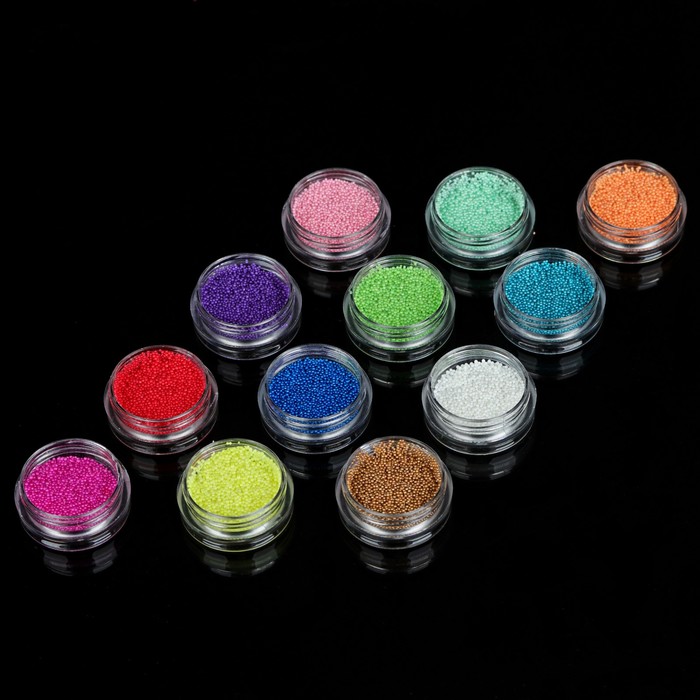 Бульонки для декора ногтей,, разноцветный