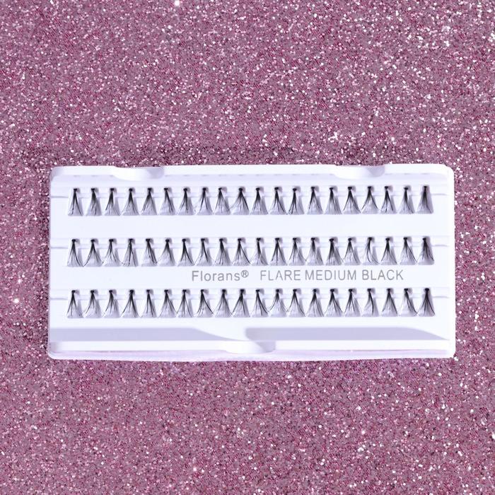 Ресницы для наращивания, пучки, 10мм