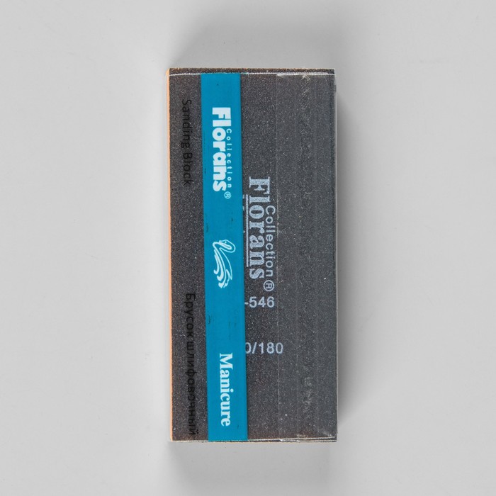 Баф для полировки ногтей двусторонний, абразивность 120/180, цвета МИКС