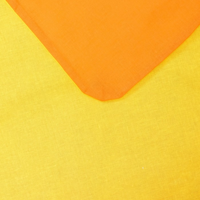 Постельное бельё "Этель" евро Лаймовый меланж, размер 200х217 см, 220х240 см, наволочка трансформер 70х70 (50х70 см) - 2 шт., поплин 125 г/м2