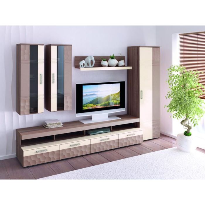 Пенал правый Мокко 440х330х1700