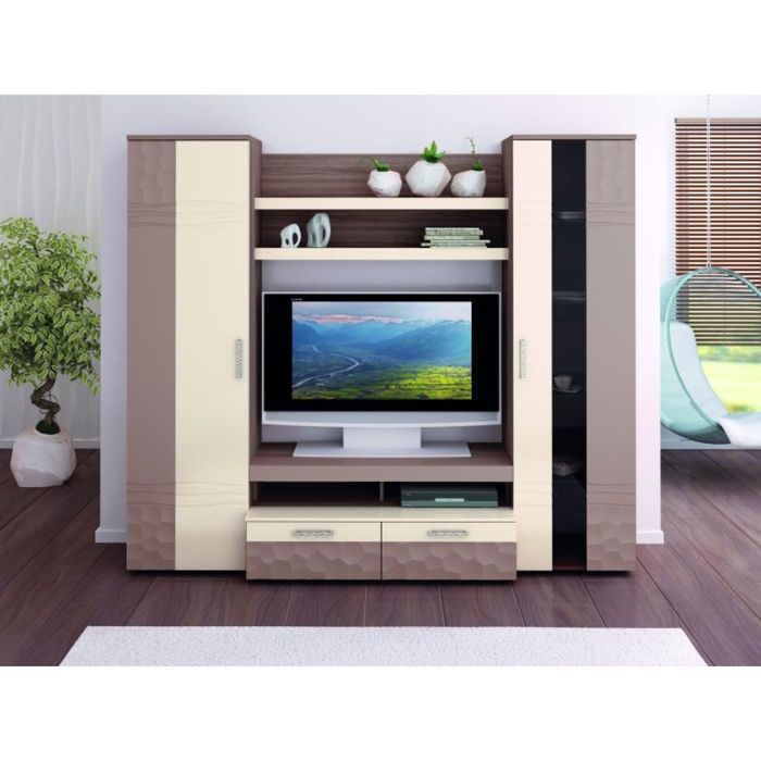 Шкаф-витрина большой универсальный Мокко 560х450х2000