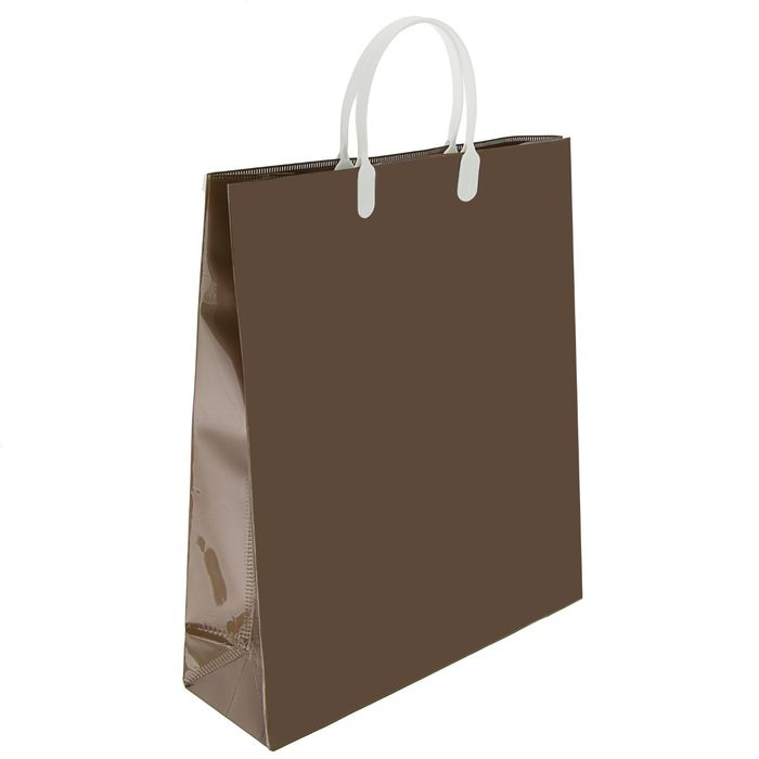 Пакет "Коричневый", мягкий пластик, 30 х 30 см, 140 мкм