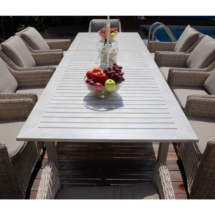 Обеденный стол ТОСКАНА из алюминия