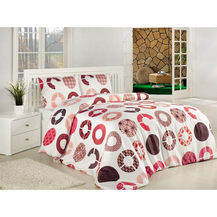 Постельное бельё MIA 1,5 сп., 160x240, 160x220, 70х70-2шт., бязь 115 г/м², цвет розовый