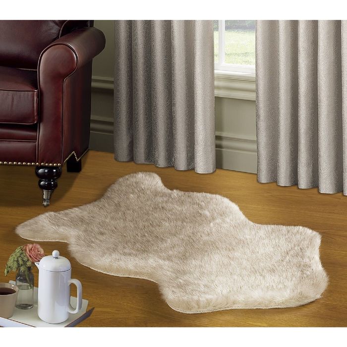 Коврик MODALIN, размер 50x90 см, мех 1200 г/м2, цвет кремовый