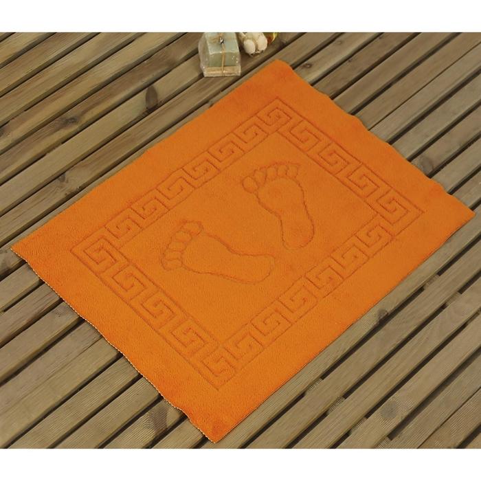 Коврик KARNA LIKYA, 50x70 см, 650 г/м2, цвет оранжевый