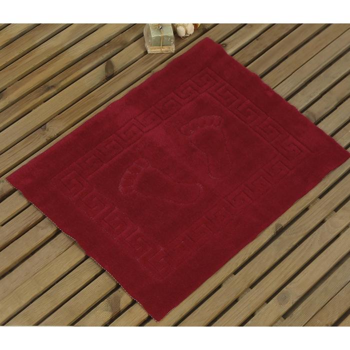 Коврик KARNA LIKYA, 50x70 см, 650 г/м2, цвет бордовый