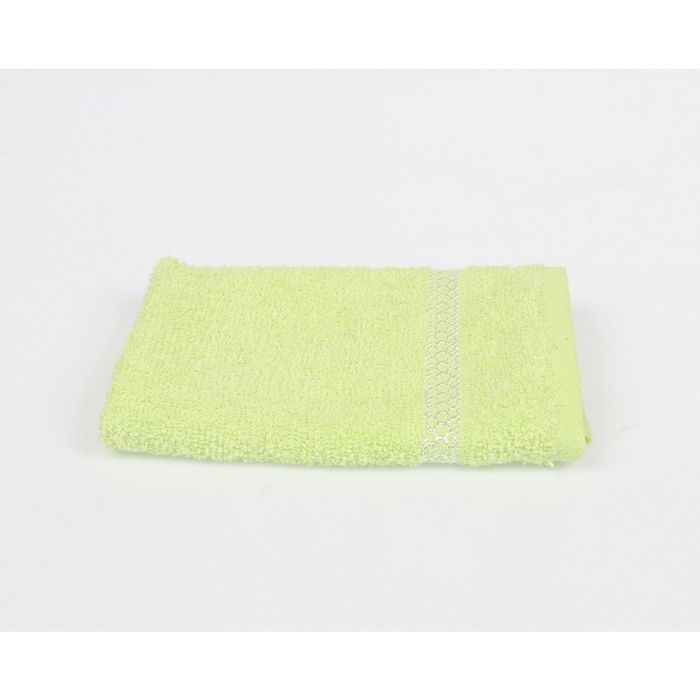 Салфетка KARNA PETEK, размер 30x30 см, махра 380 г/м2, цвет зелёный