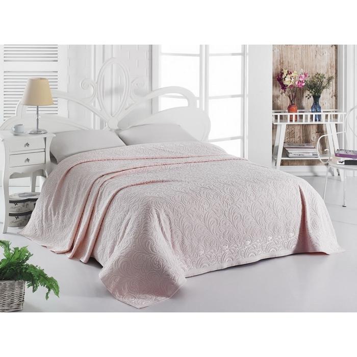 Простыня MODALIN ESRA 2 сп., размер 200x220 см, махра 400 г/м2, цвет абрикосовый