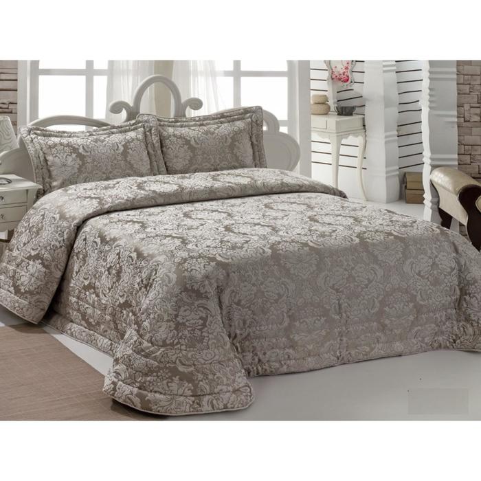 Комплект Loretta: покрывало 250 × 270 см, наволочки 50 × 70 - 2 шт, визон