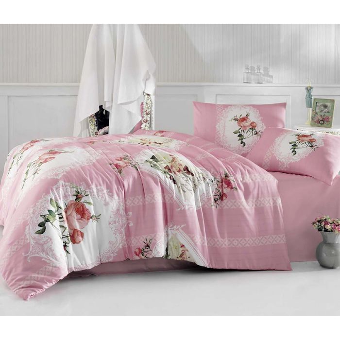 Постельное бельё ULYA 2 сп., 160x240, 160x220, 50х70-2шт., бязь 115 г/м², цвет розовый