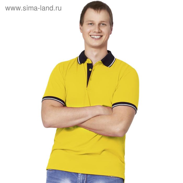 фото Рубашка мужская, размер 54, цвет жёлтый stan